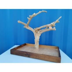 Aire De Jeux En Bois De Java Avec Socle - Medium - Back Zoo Nature -Magasin De Fournitures Pour Oiseaux De Compagnie aire de jeux en bois de java avec socle medium back zoo nature zf1113 back zoo nature aire de jeux en bois de java avec socle et 2