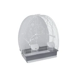 Cage Oiseaux 52,5x28x55,5cm Avec Dessin