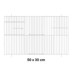 Façade De Cage En Métal 50x30cm - Fauna