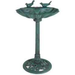 Fontaine Extérieure En Plastique Avec 2 Oiseaux