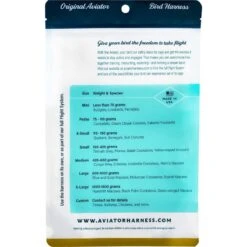 Harnais Pour Perroquet AVIATOR Mini Bleu -Magasin De Fournitures Pour Oiseaux De Compagnie harnais pour perroquet aviator mini bleu av00169 the aviator flight line description harnais pour perroquet aviator differentes 1 2