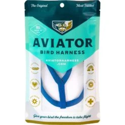 Harnais Pour Perroquet AVIATOR X-Large Bleu
