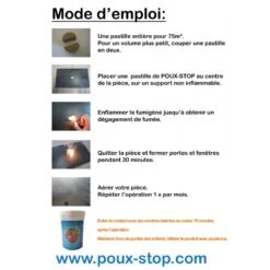 Kit De 42 Fumigènes Anti-Poux Avec Présentoir Offert - 3 Pastilles - Poux-Stop -Magasin De Fournitures Pour Oiseaux De Compagnie kit de 42 fumigenes anti poux avec presentoir offert 3 pastilles poux stop poux stop kit poux stop poux stop est une fumigene po 7