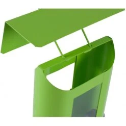 Mangeoire Graines Deno Vert 24cm - Vadigran -Magasin De Fournitures Pour Oiseaux De Compagnie mangeoire graines deno vert 24cm vadigran 13965 vadigran le silo pour oiseaux de la nature denco peut etre rempli avec tous type 2