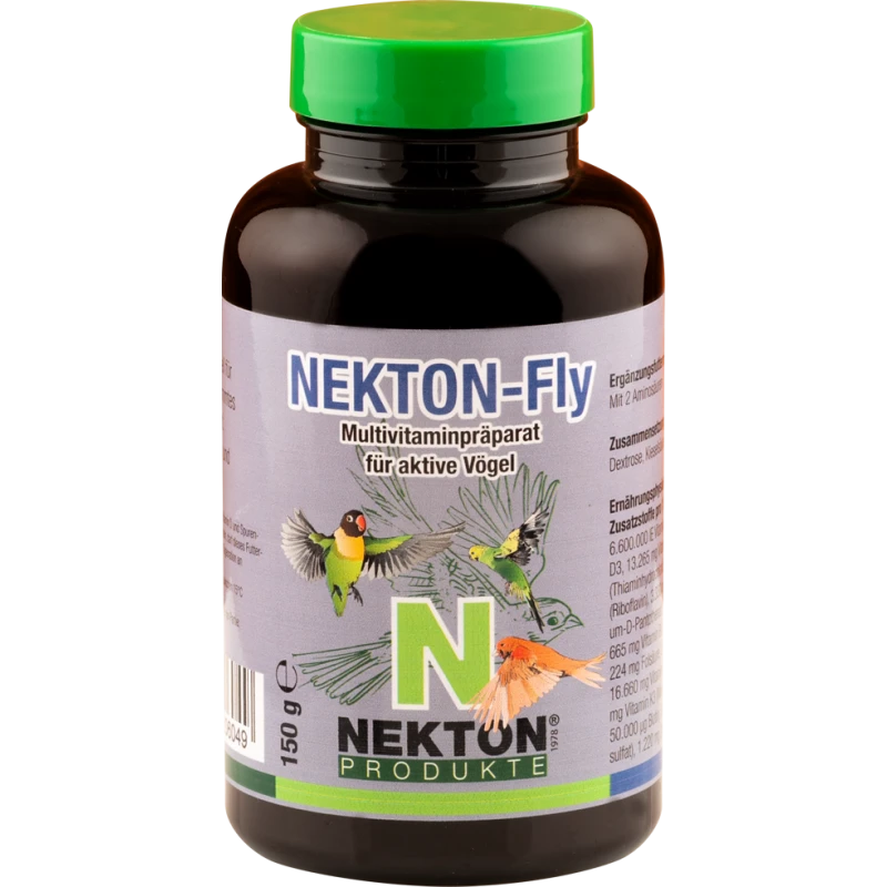 Nekton-Fly 150gr - Complexe Multivitaminés Pour Pigeons Et Gallinacés - Nekton 1 Nekton-Fly 150gr - Complexe Multivitaminés Pour Pigeons Et Gallinacés - Nekton