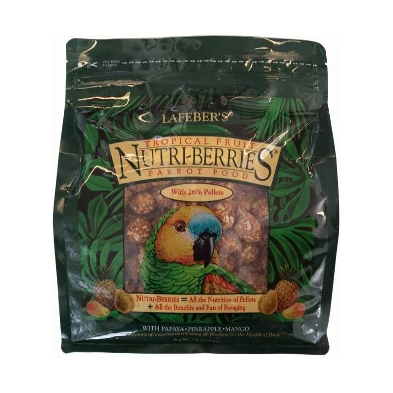 Nutri-Berries Tropical Fruit Perroquet 1,36kg - Lafeber's 1 Nutri-Berries Tropical Fruit Perroquet 1,36kg - Lafeber's