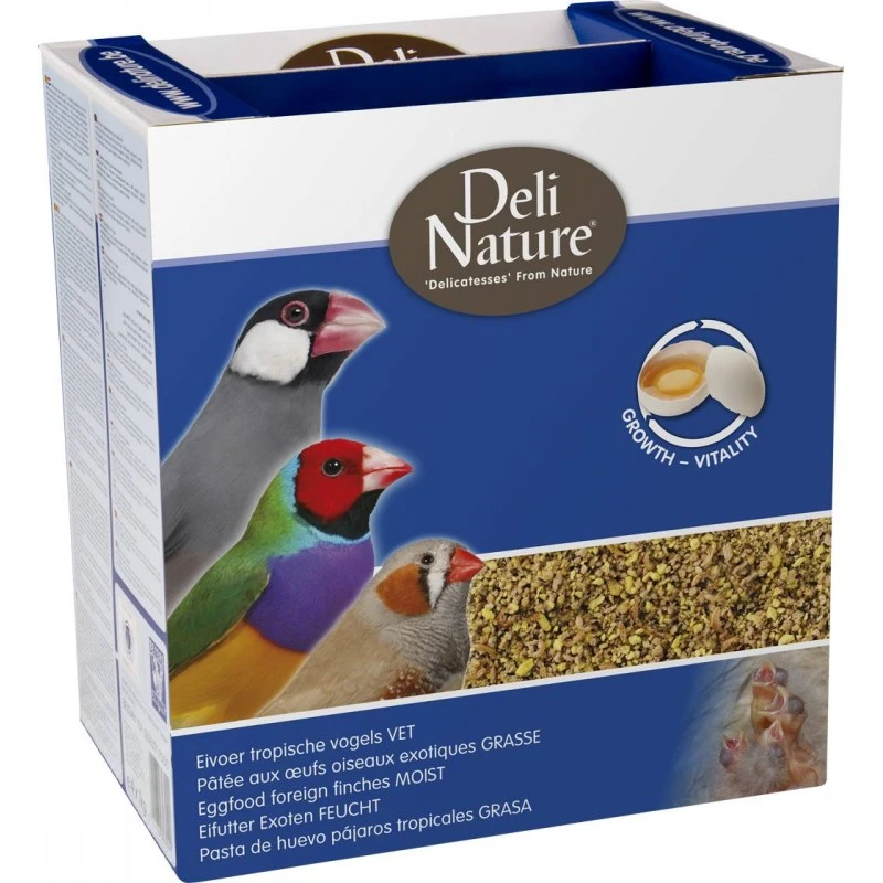 Patée Aux Oeufs Grasse Exotiques 4kg - Deli Nature 1 Patée Aux Oeufs Grasse Exotiques 4kg - Deli Nature
