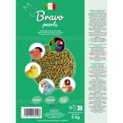 Pearls L 5kg - Bravo -Magasin De Fournitures Pour Oiseaux De Compagnie pearls l 5kg bravo 102035 grizo bravo pearls largeles bravo perles sont des perles qui remplacent les graines germees composees 1 2