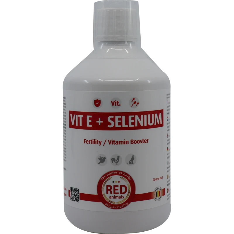 Vit E + Selenium 500ml - Red Animals 1 Vit E + Selenium 500ml - Red Animals